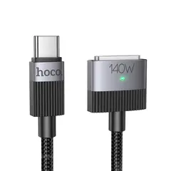 КАБЕЛЬ PD HOCO U141 MAGNETIC CHARGING CABLE TYPE-C TO MAG3 140W (28V, 5A) 1.8M, ЧОРНИЙ