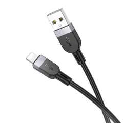 КАБЕЛЬ HOCO X109 ENERGY SILICONE CHARGING DATA CABLE LIGHTNING 2A, 1M, ЧОРНИЙ
