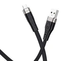КАБЕЛЬ HOCO X53 ANGE SILICONE CHARGING DATA ДЛЯ MICRO 2,4A, 1M, ЧОРНИЙ