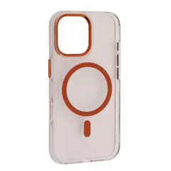 MR4_144271 Чохол silver shield magsafe для iphone 17 transparent помаранчевий 