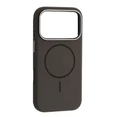 ЧОХОЛ LIQUID SILICONE CASE METAL CAMERA MAGSAFE ДЛЯ IPHONE 17 PRO MAX, СІРИЙ