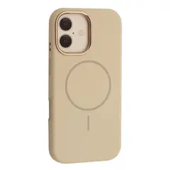 ЧОХОЛ LIQUID SILICONE CASE METAL CAMERA MAGSAFE ДЛЯ IPHONE 17 ANTIQUE, БІЛИЙ