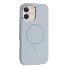 ЧОХОЛ LIQUID SILICONE CASE METAL CAMERA MAGSAFE ДЛЯ IPHONE 17 SKY СИНІЙ