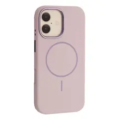 MR4_144129 Чохол liquid silicone case metal camera magsafe для iphone 17 morandi пурпуровий 