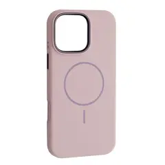 MR4_144134 Чохол liquid silicone case metal camera magsafe для iphone 16 pro max morandi пурпуровий 
