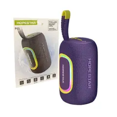 КОЛОНКА BLUETOOTH HOPESTAR P65 LED 20W ПУРПУРОВИЙ