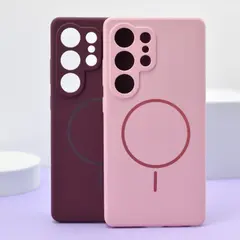 MR4_144483 Чохол silicone case luxury magsafe для samsung s24 fe sky синій PRC
