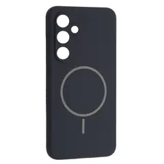 ЧОХОЛ SILICONE CASE LUXURY MAGSAFE ДЛЯ SAMSUNG S25+ MIDNIGHT СИНІЙ