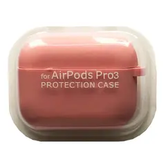 MR4_144595 Чохол для airpods pro 3 silicone case, microfiber рожевий 