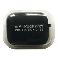 MR4_144588 Чохол для airpods pro 3 silicone case, microfiber, чорний 