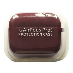 MR4_144609 Чохол для airpods pro 3 silicone case, microfiber marsala 