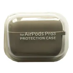 MR4_144610 Чохол для airpods pro 3 silicone case, microfiber, сірий 