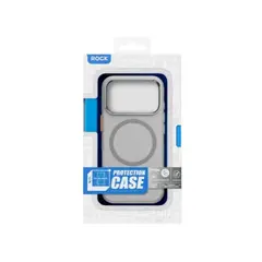 MR4_144630 Чохол rock inshare matte magnetic (metal lens frame) для iphone 17 pro titanium, сірий PRC