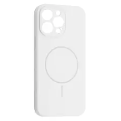 MR4_144852 Чохол silicone case full camera fine ring magsafe для iphone 12 pro, білий 