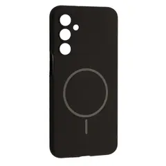 MR4_144494 Чохол silicone case luxury magsafe для samsung a16 4g (a165), чорний 