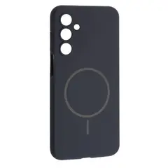 MR4_144497 Чохол silicone case luxury magsafe для samsung a16 4g (a165) midnight синій 