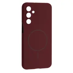 MR4_144498 Чохол silicone case luxury magsafe для samsung a16 4g (a165) plum 