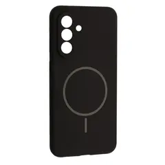 ЧОХОЛ SILICONE CASE LUXURY MAGSAFE ДЛЯ SAMSUNG A36 5G, ЧОРНИЙ