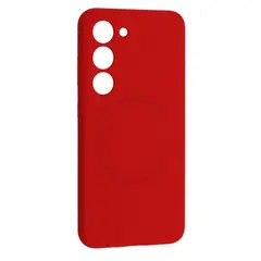 MR4_144522 Чохол silicone case luxury magsafe для samsung s23 червоний 