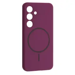 MR4_144540 Чохол silicone case luxury magsafe для samsung s24 пурпуровий 
