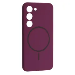 MR4_144537 Чохол silicone case luxury magsafe для samsung s23 пурпуровий 