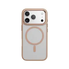 MR4_144613 Чохол rock guard touch magnetic protection case (metal lens frame) для iphone 17 pro gold 