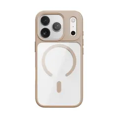 MR4_144616 Чохол rock guard transparent magnetic (anti-drop lens protection) для iphone 17 pro gold 