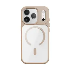 ЧОХОЛ ROCK GUARD TRANSPARENT MAGNETIC (ANTI-DROP LENS PROTECTION) ДЛЯ IPHONE 17 PRO MAX GOLD