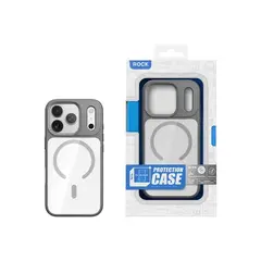 MR4_144619 Чохол rock guard transparent magnetic (anti-drop lens protection) для iphone 17 pro max золотистий PRC