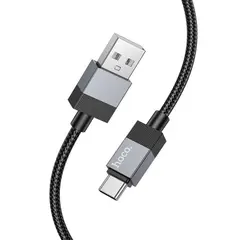 КАБЕЛЬ HOCO X110 HONORIFIC CHARGING DATA CABLE TYPE-C 3A, 1M, ЧОРНИЙ