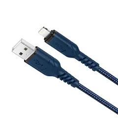 КАБЕЛЬ HOCO X59 VICTORY CHARGING DATA ДЛЯ LIGHTNING 2,4A, 1M, СИНІЙ