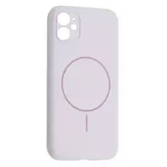 MR4_144841 Чохол silicone case full camera fine ring magsafe для iphone 12 purpule lilac 