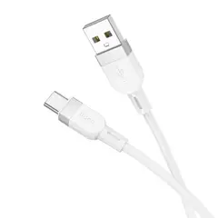 MR4_145054 Кабель hoco x109 energy silicone charging data cable type-c, 3a, 1 m, білий HOCO