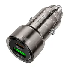 MR4_145268 Автомобільний зарядний пристрій hoco z52 spacious pd38w (1c1a) car charger, чорний HOCO