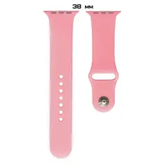 РЕМІНЕЦЬ ДЛЯ APPLE WATCH SILICONE 38, 40MM M (6) LIGHT РОЖЕВИЙ