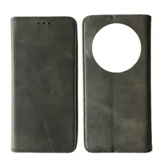 ЧОХОЛ-КНИЖКА BLACK TPU MAGNET ДЛЯ REDMI 14C, A4, СІРИЙ