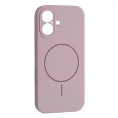 MR4_145196 Чохол silicone case full camera fine ring magsafe для iphone 17 пурпуровий lilac 