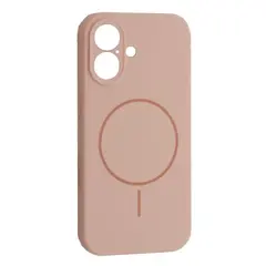 MR4_145197 Чохол silicone case full camera fine ring magsafe для iphone 17 рожевий 