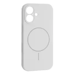 MR4_145198 Чохол silicone case full camera fine ring magsafe для iphone 17, білий 