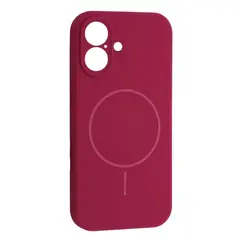 MR4_145208 Чохол silicone case full camera fine ring magsafe для iphone 17 manyue червоний 