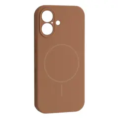 MR4_145199 Чохол silicone case full camera fine ring magsafe для iphone 17 desert gold 