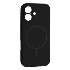 MR4_145200 Чохол silicone case full camera fine ring magsafe для iphone 17, чорний 