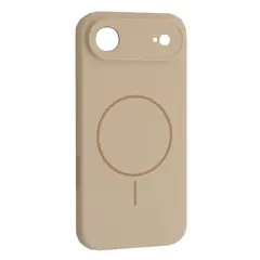 MR4_145209 Чохол silicone case full camera fine ring magsafe для iphone 17 air antique, білий 
