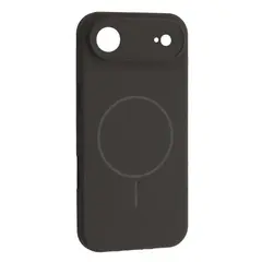 MR4_145211 Чохол silicone case full camera fine ring magsafe для iphone 17 air charcoal, сірий, чорний 