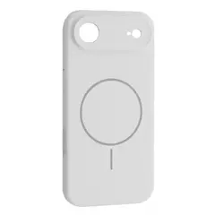ЧОХОЛ SILICONE CASE FULL CAMERA FINE RING MAGSAFE ДЛЯ IPHONE 17 AIR, БІЛИЙ