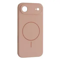 MR4_145219 Чохол silicone case full camera fine ring magsafe для iphone 17 air рожевий 