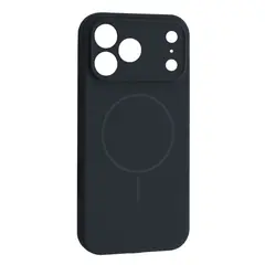 MR4_145236 Чохол silicone case full camera fine ring magsafe для iphone 17 pro sapphire синій 
