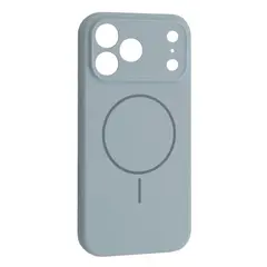 MR4_145248 Чохол silicone case full camera fine ring magsafe для iphone 17 pro max new sky синій 