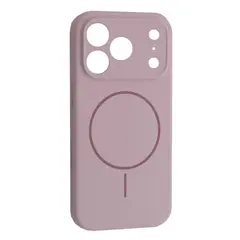 MR4_145250 Чохол silicone case full camera fine ring magsafe для iphone 17 pro max пурпуровий lilac 