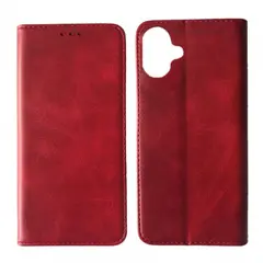MR4_145183 Чохол-книжка black tpu magnet для samsung a07 червоний 